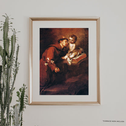 Foto sant'Antonio di Padova cm 18x24