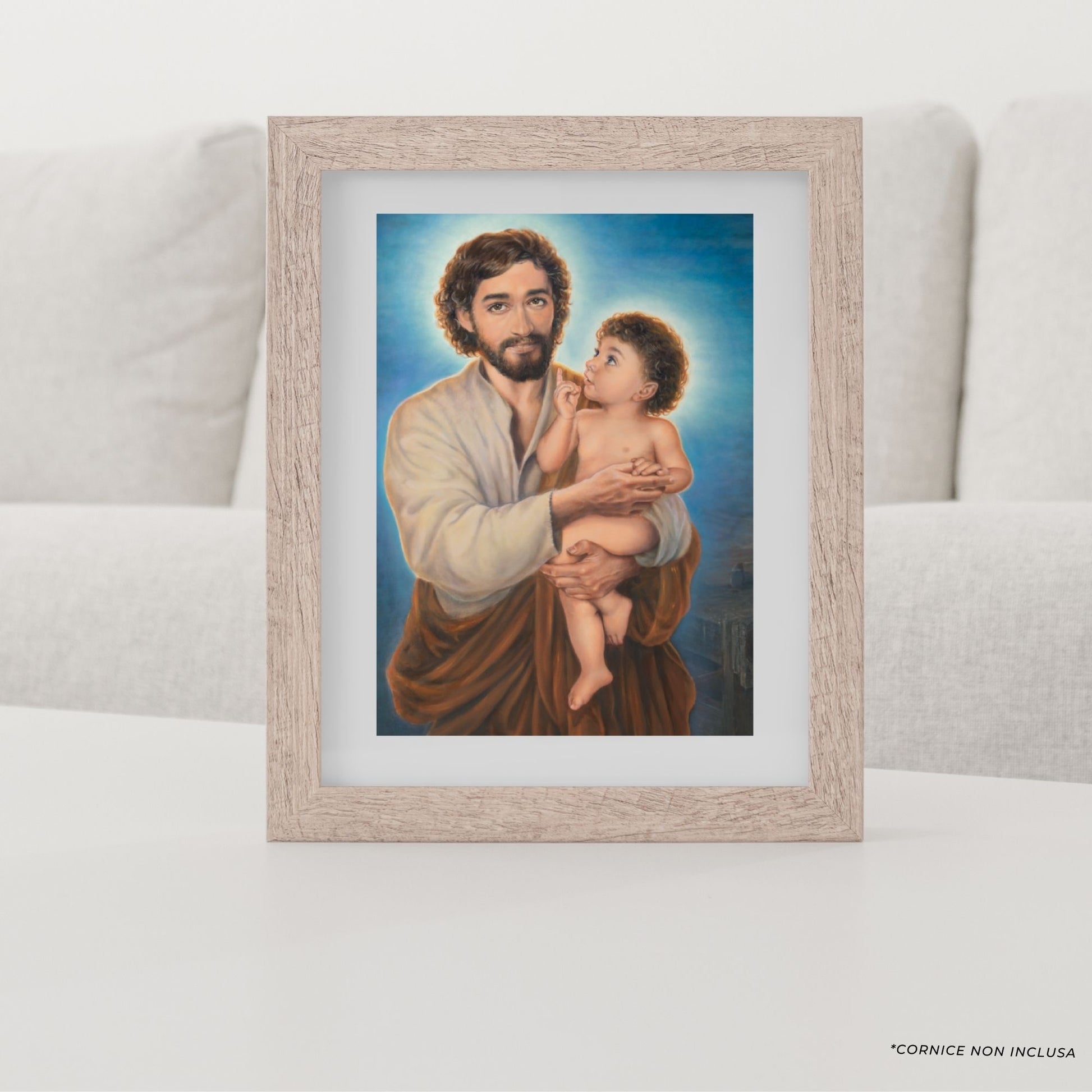 Foto San Giuseppe (dipinto di Dawid K.) cm 18X24