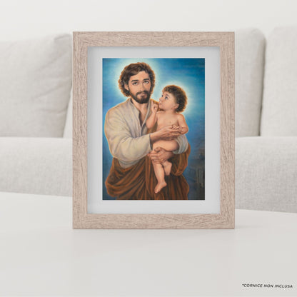 Foto San Giuseppe (dipinto di Dawid K.) cm 18X24