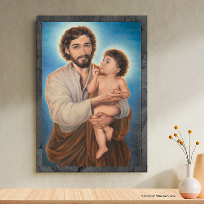 Foto San Giuseppe (dipinto di Dawid K.) cm 30X40