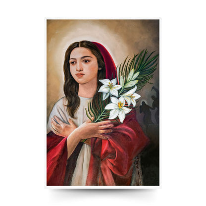 Foto santa Maria Goretti cm 21X30