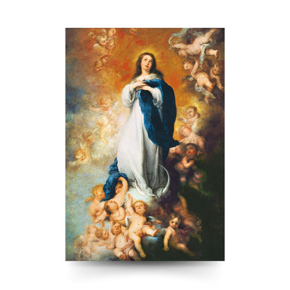 Cartolina Assunta. Sul retro "Preghiera all'Immacolata Concezione di Pio X"