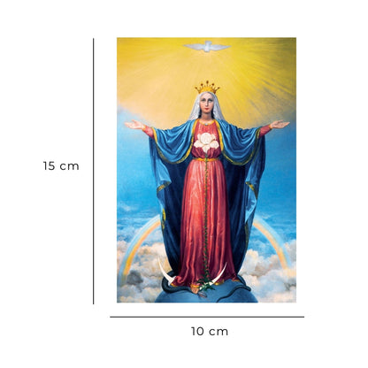 Cartolina Maria Mediatrice "Supplica a Maria Mediatrice"