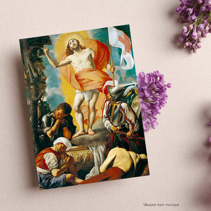Cartolina risurrezione del Signore. Sul retro "Regina coeli"