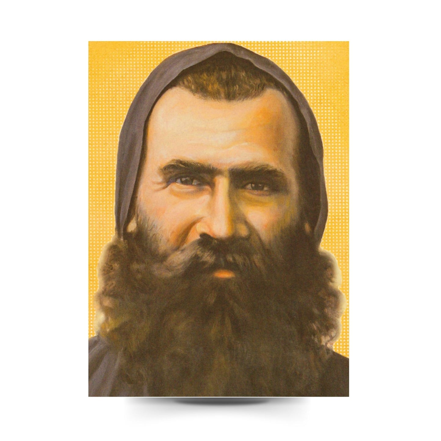 Cartolina frate Stefan con retro "Preghiera per ottenere una grazia"