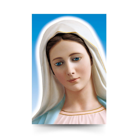 Santino Madonna frontale "Atto di consacrazione a Cristo per Maria"