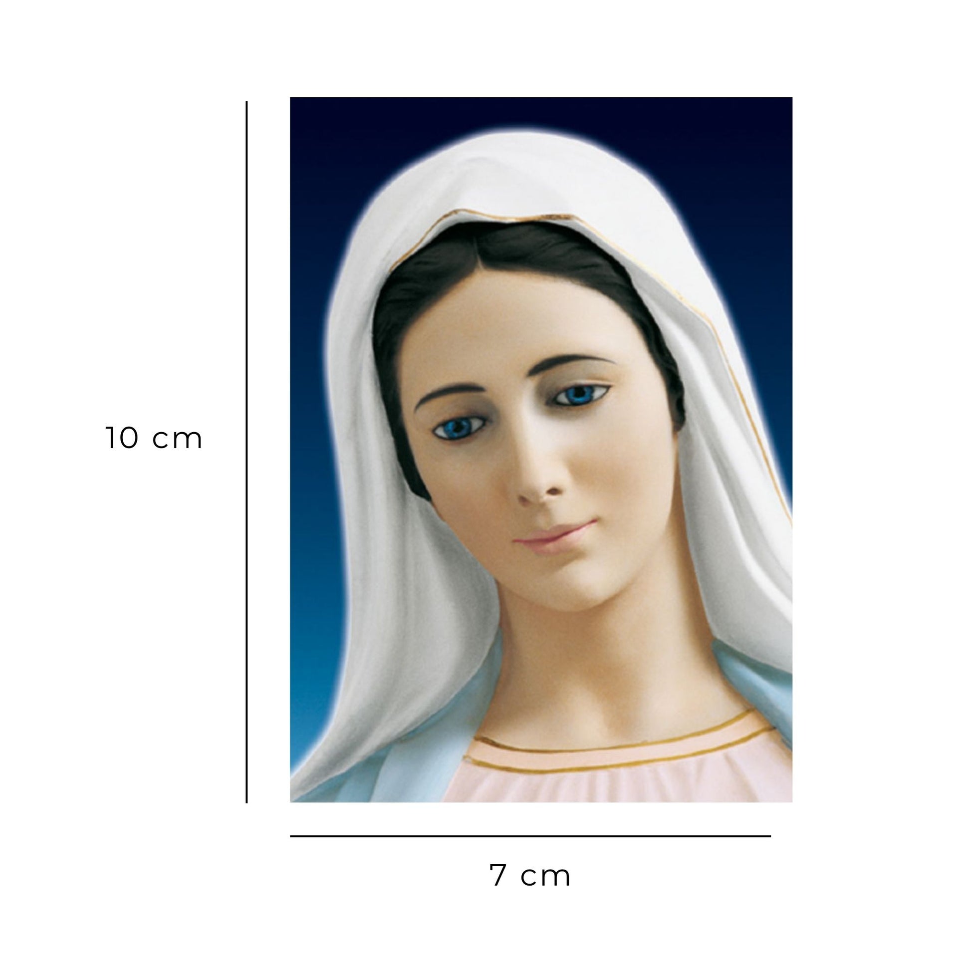 Santino Madonna frontale "All'Immacolata dello Spirito Santo"