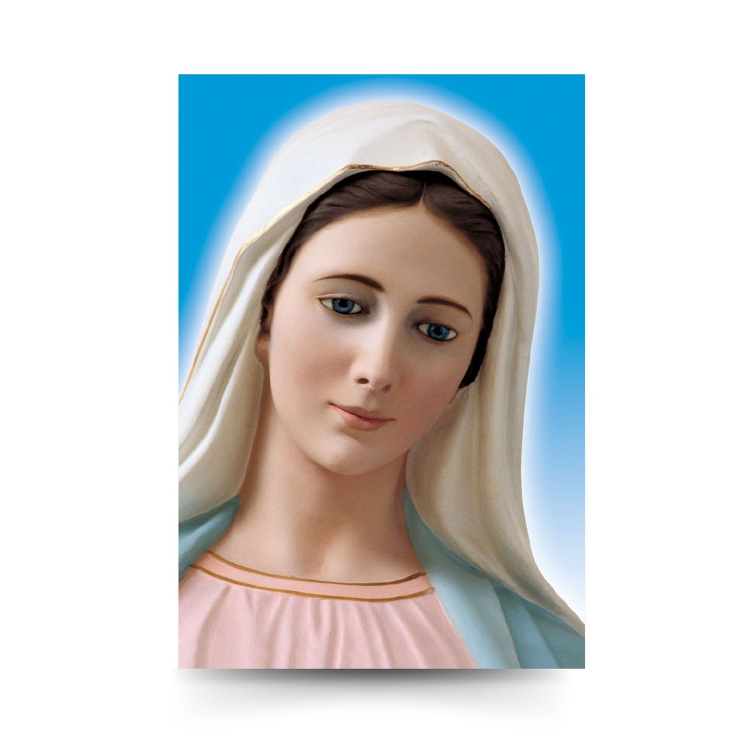 Santino Madonna frontale "Affidamento e consacrazione al cuore immacolato di Maria"