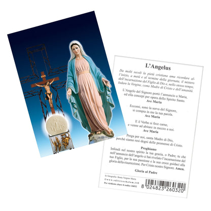 Santino beata Vergine Maria "Angelus"