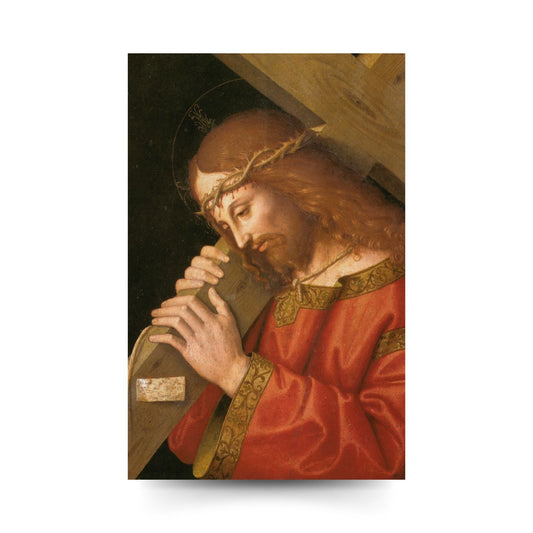 Santino Passione di Gesù con retro preghiera "Anima di Cristo"