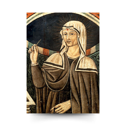 Santino santa Rita da Cascia. Sul retro "Santo Rosario a santa Rita"
