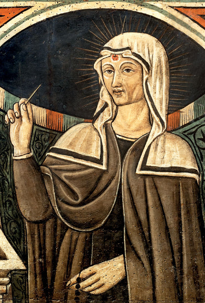 Santino santa Rita da Cascia. Sul retro "Santo Rosario a santa Rita"