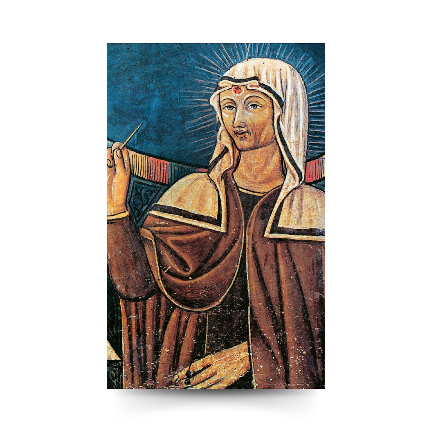 Santino santa Rita con retro "Preghiera a santa Rita per il dono della fede"