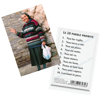 Santino suor Elvira. Sul retro "Le dieci parole proibite"