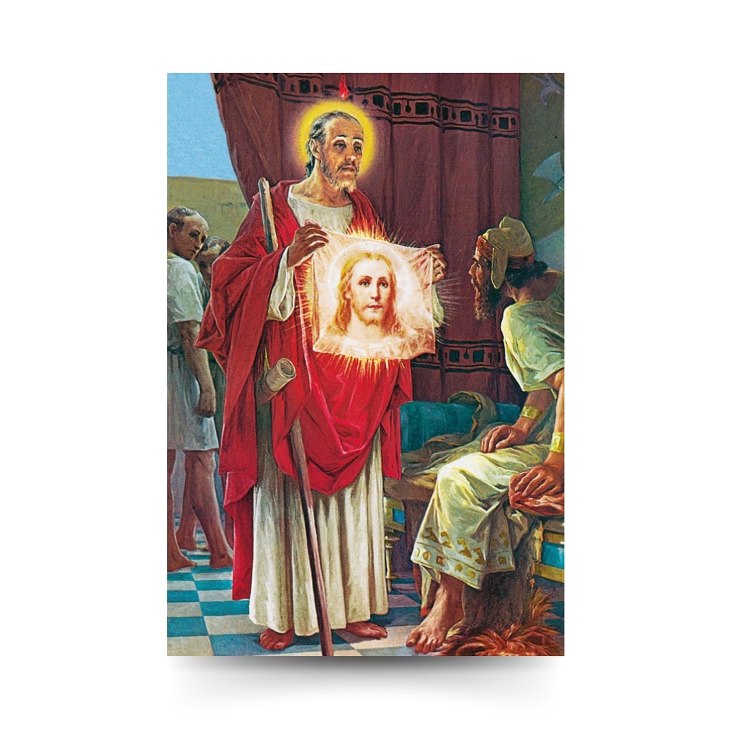 Santino san Giuda Taddeo. Sul retro "In onore di san Giuda Taddeo"