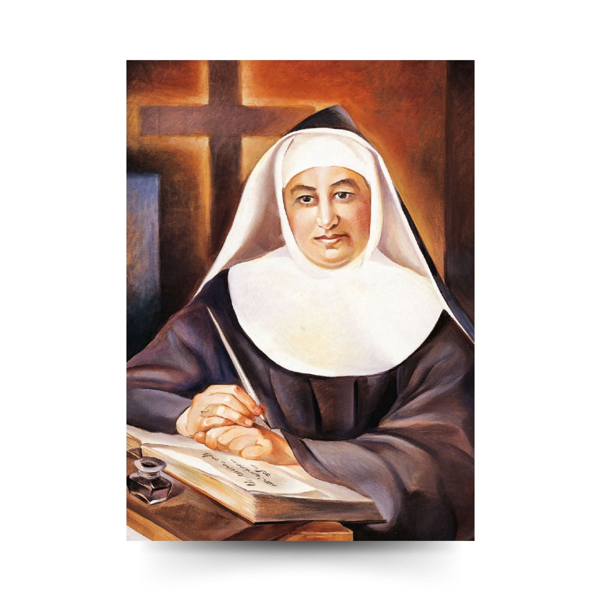 Santino Beata Fasce con retro "Preghiera alla beata Maria Teresa Fasce dei malati di tumore"