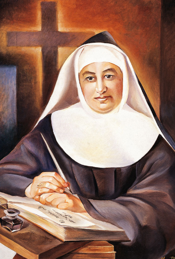 Santino Beata Fasce con retro "Preghiera alla beata Maria Teresa Fasce dei malati di tumore"