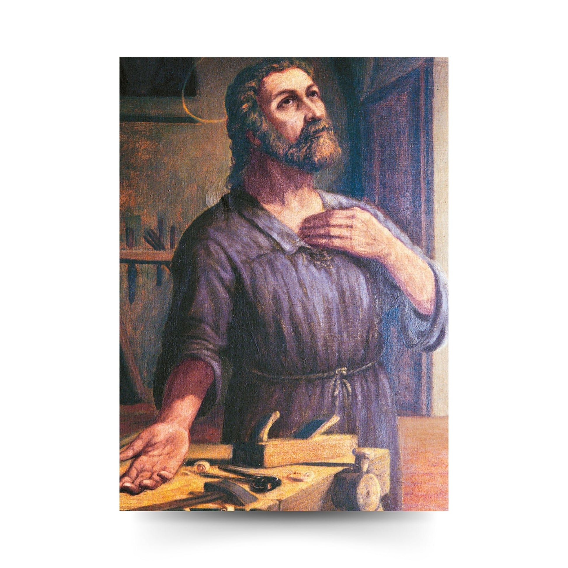Santino San Giuseppe. Sul retro "Nelle tue mani, o Giuseppe"