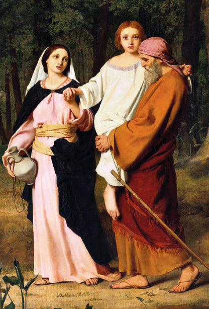 Santino Santa Famiglia. Sul retro "San Giuseppe, uomo della speranza"