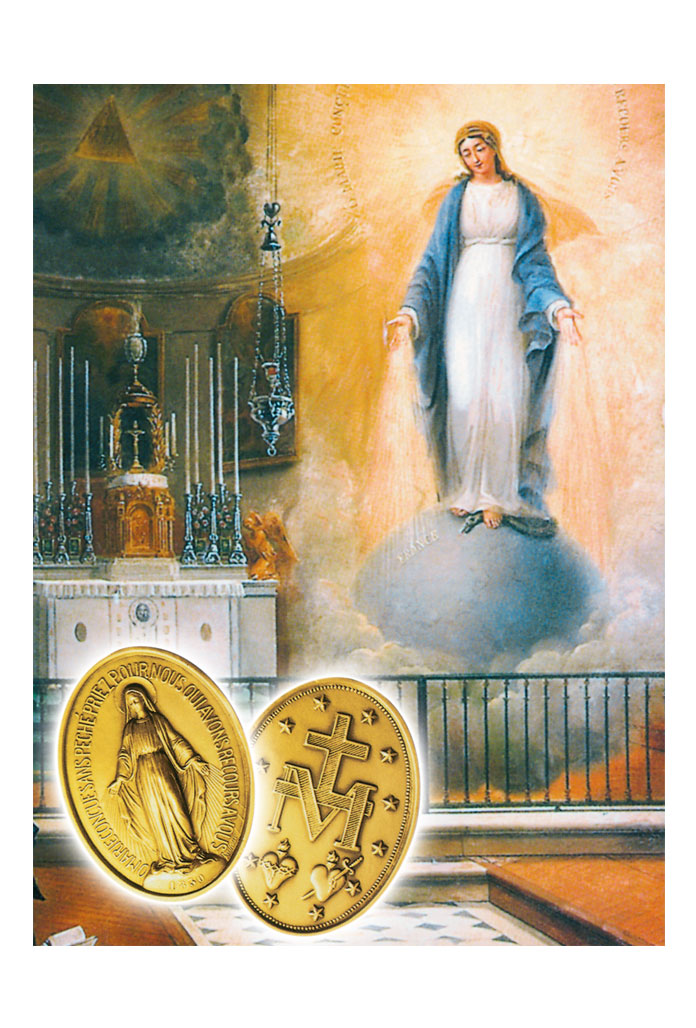 Pieghevole "La Corona dell'Immacolata" con litanie della Medaglia Miracolosa