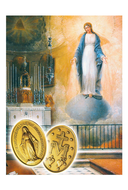 Pieghevole "La Corona dell'Immacolata" con litanie della Medaglia Miracolosa
