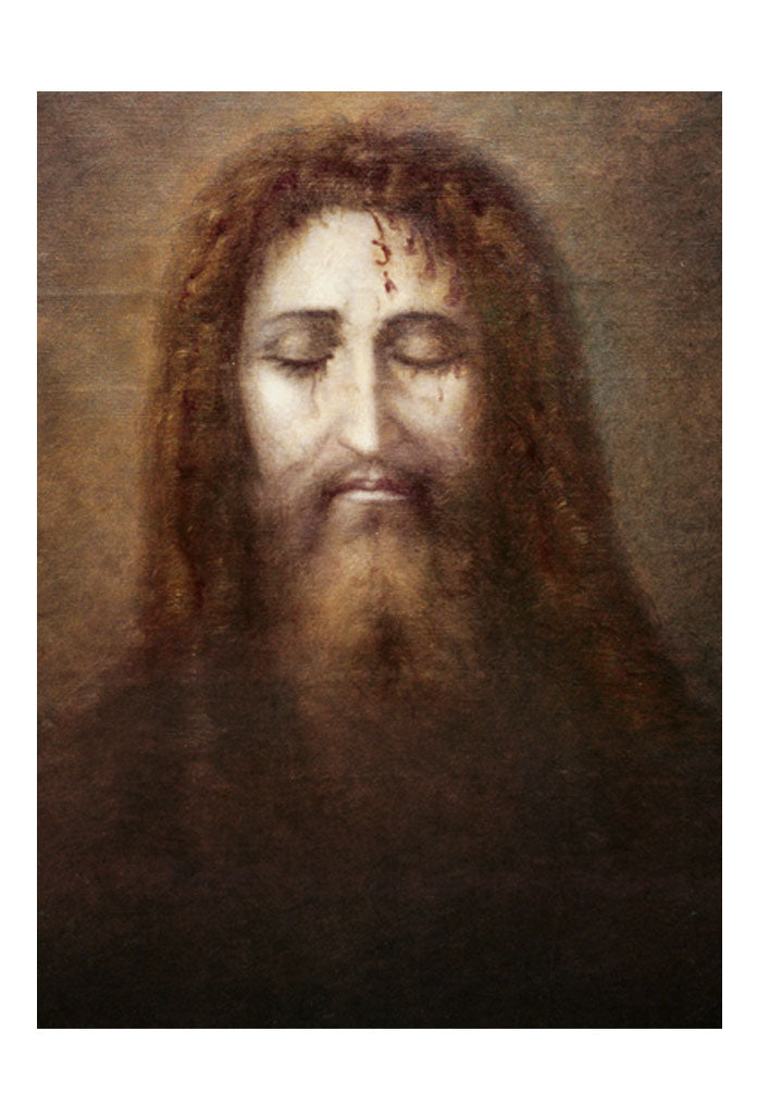 Biglietto pieghevole "Preghiera al Volto santo di Gesù"