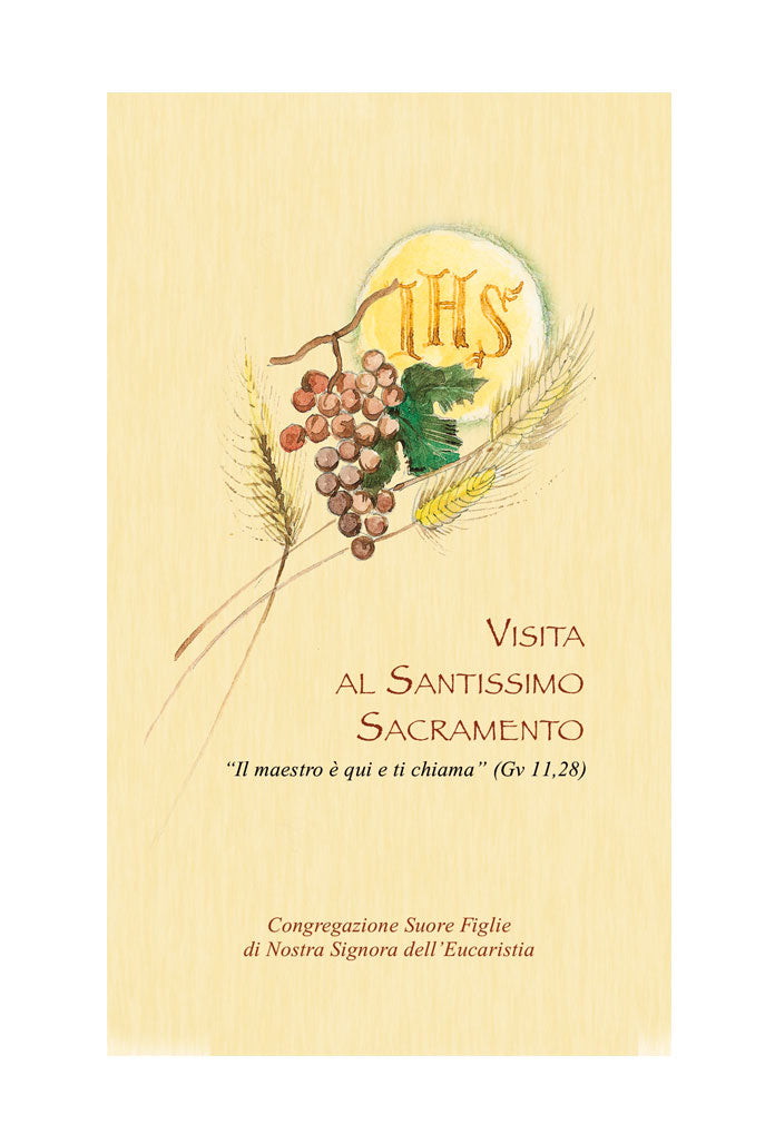 Biglietto pieghevole "Visita al Santissimo Sacramento"