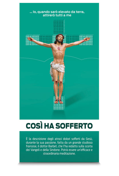 Pieghevole "Così ha sofferto"