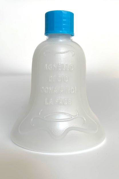 Bottiglietta a campana per acqua benedetta in plastica cm 8x9