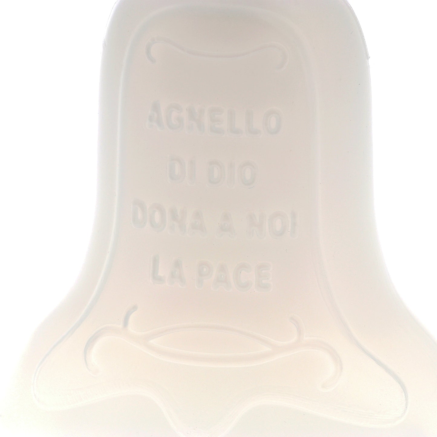 Bottiglietta a campana per acqua benedetta in plastica cm 8x9