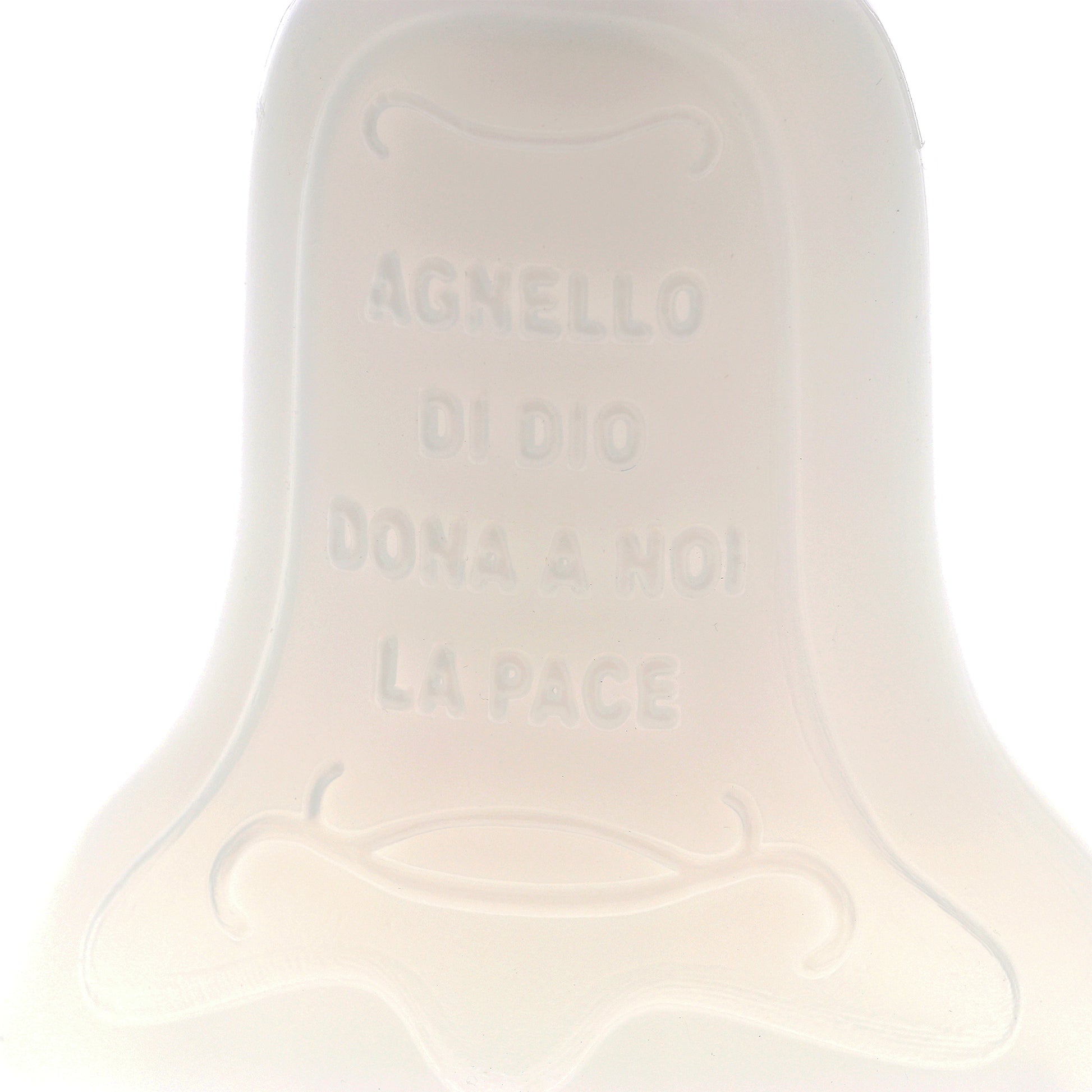 Bottiglietta a campana per acqua benedetta in plastica cm 8x9