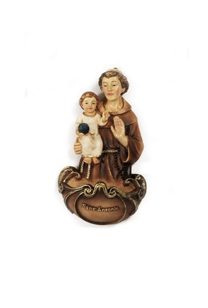 Acquasantiera in resina h. 13,5 cm