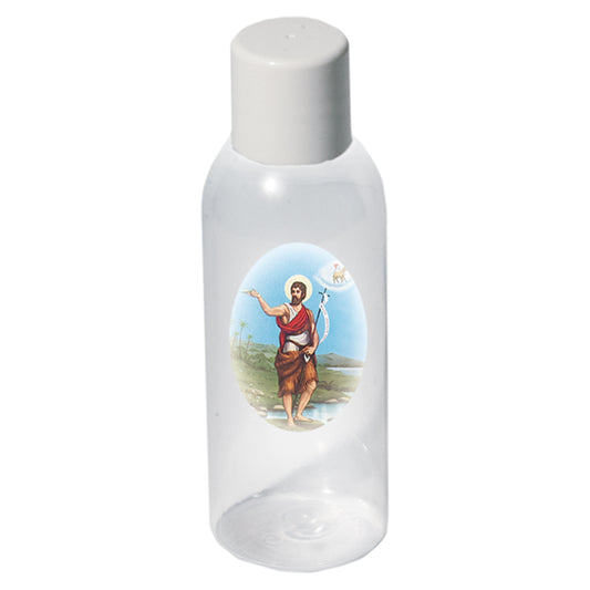 Bottiglietta per acqua benedetta 50 ml - da personalizzare. Dimensioni 9,5x3,2 cm