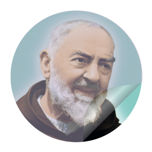 Vetrofania san Pio da Pietrelcina