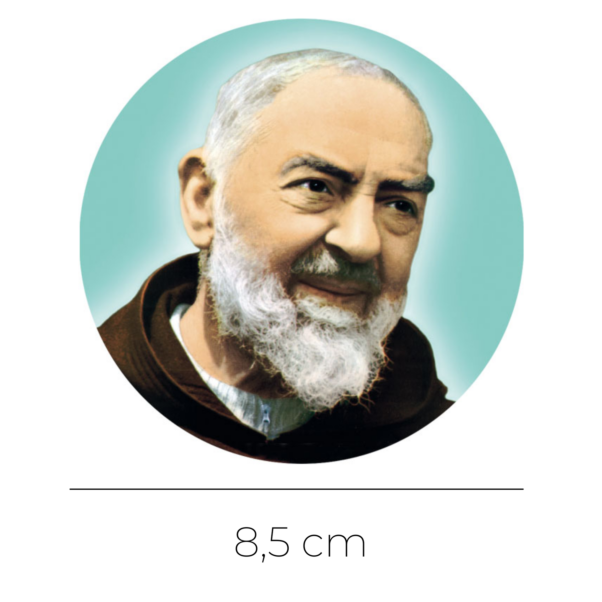 Vetrofania san Pio da Pietrelcina