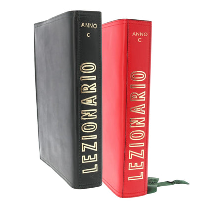 Custodia in pelle, per Lezionario - Anno C