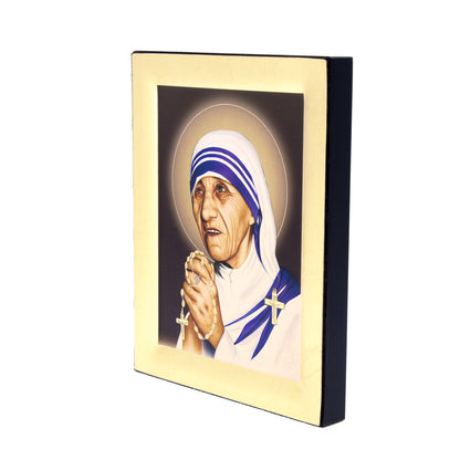Icona "Santa madre Teresa di Calcutta". Dimensioni 15x19 cm