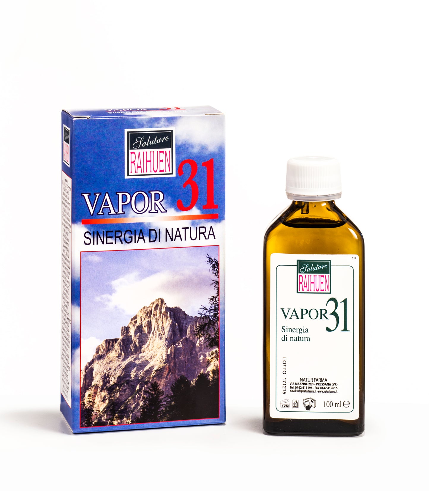 Linea Olio 31, Vapor 31. Flacone da 100 ml