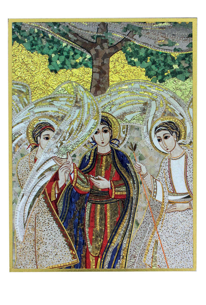 Icona "Trinità". Dimensioni 5,5x7,2 cm