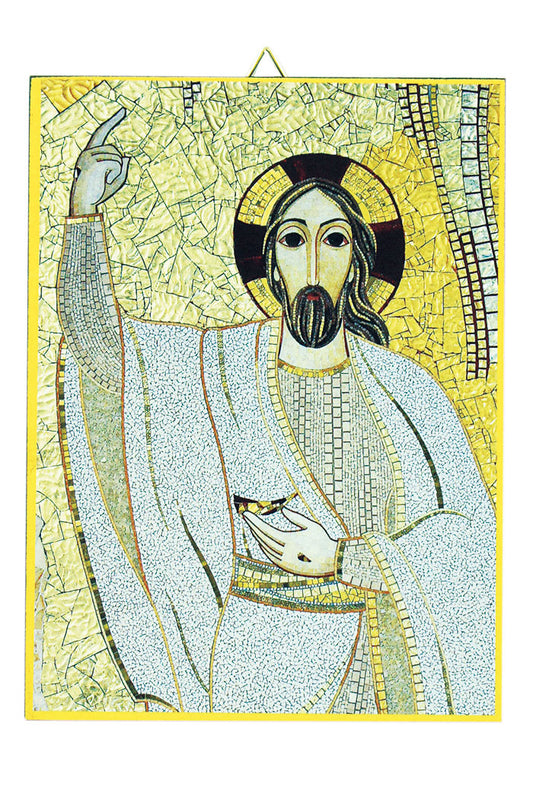 Icona "Cristo". Dimensioni 21x28,7 cm