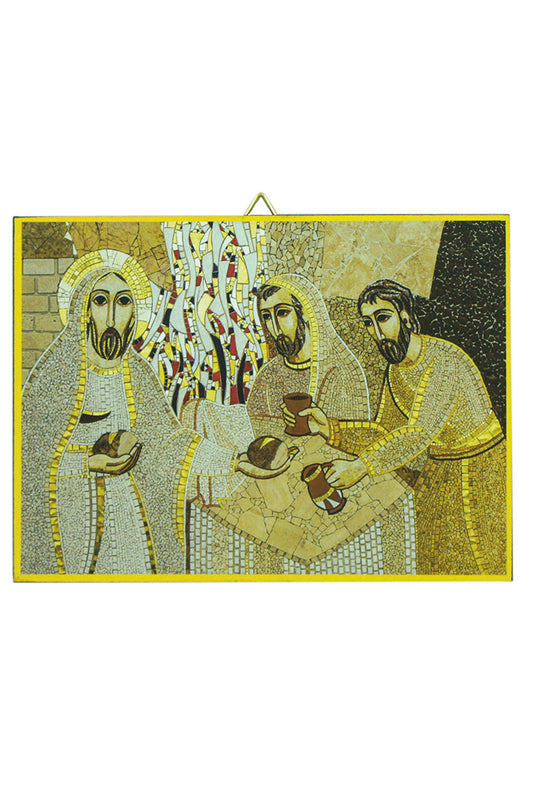 Icona "Cena di Emmaus". Dimensioni Dimensioni 14,5x10,6 cm