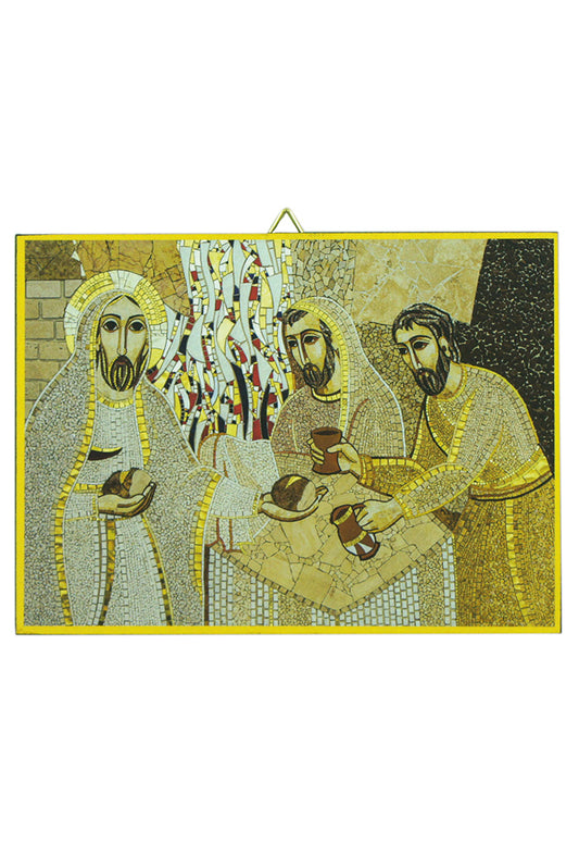 Icona "Cena di Emmaus". Dimensioni Dimensioni 28,7x21 cm