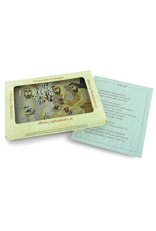 Icona "Cena di Emmaus". Dimensioni Dimensioni 28,7x21 cm