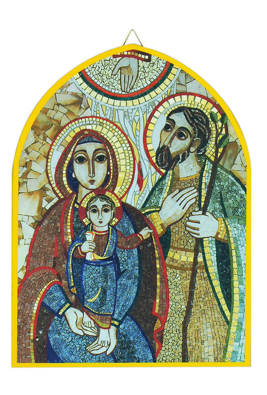 Icona "Sacra Famiglia" . Dimensioni 25x34 cm