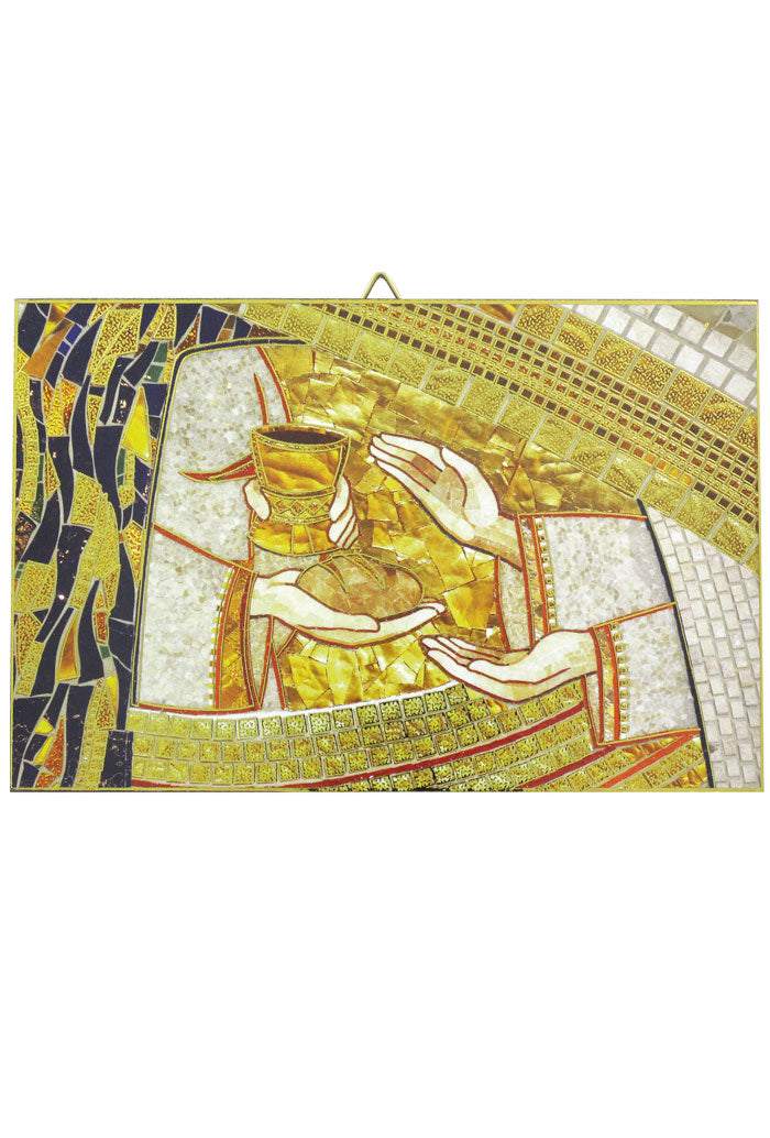 Icona "Eucarestia". Dimensioni 21x28 cm