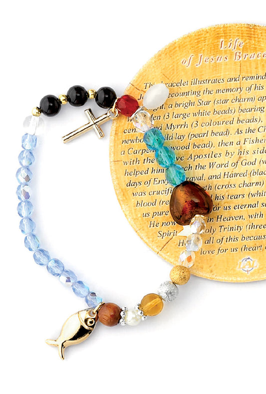 Bracciale elastico Vita di Gesù