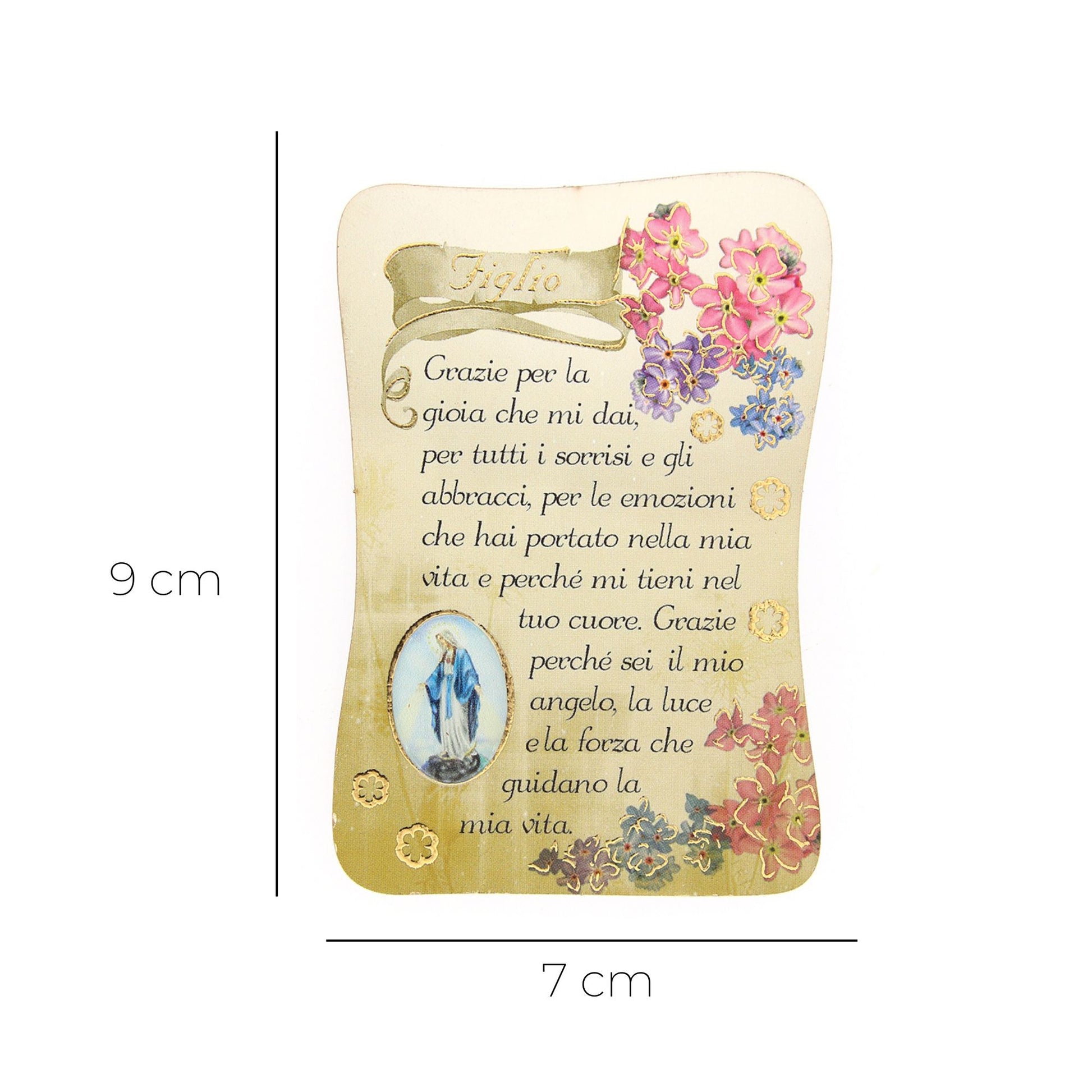 Magnete Calamita della famiglia. Altezza 9 cm.