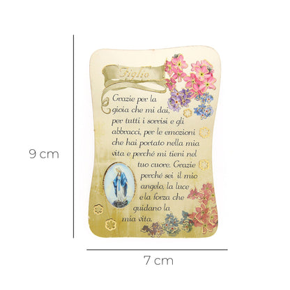 Magnete Calamita della famiglia. Altezza 9 cm.