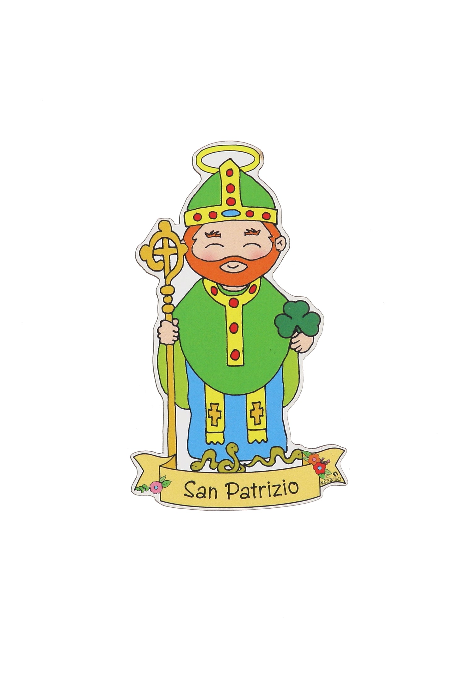 Calamita sagomata dei Santi. Soggetti assortiti. Dimensioni: 9x5 cm