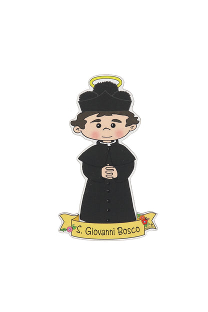 Calamita sagomata dei Santi. Soggetti assortiti. Dimensioni: 9x5 cm